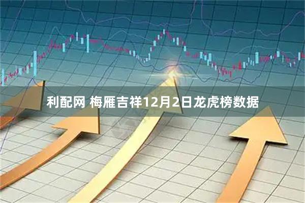 利配网 梅雁吉祥12月2日龙虎榜数据